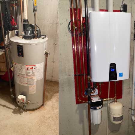 Silva tankless water heater services