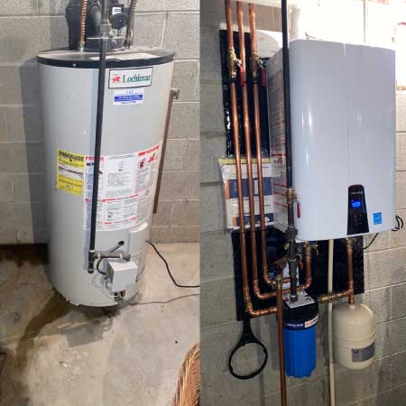 Silva tankless water heater services