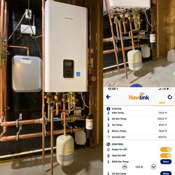 Navien condensing boiler installation Navien condensing boiler installation